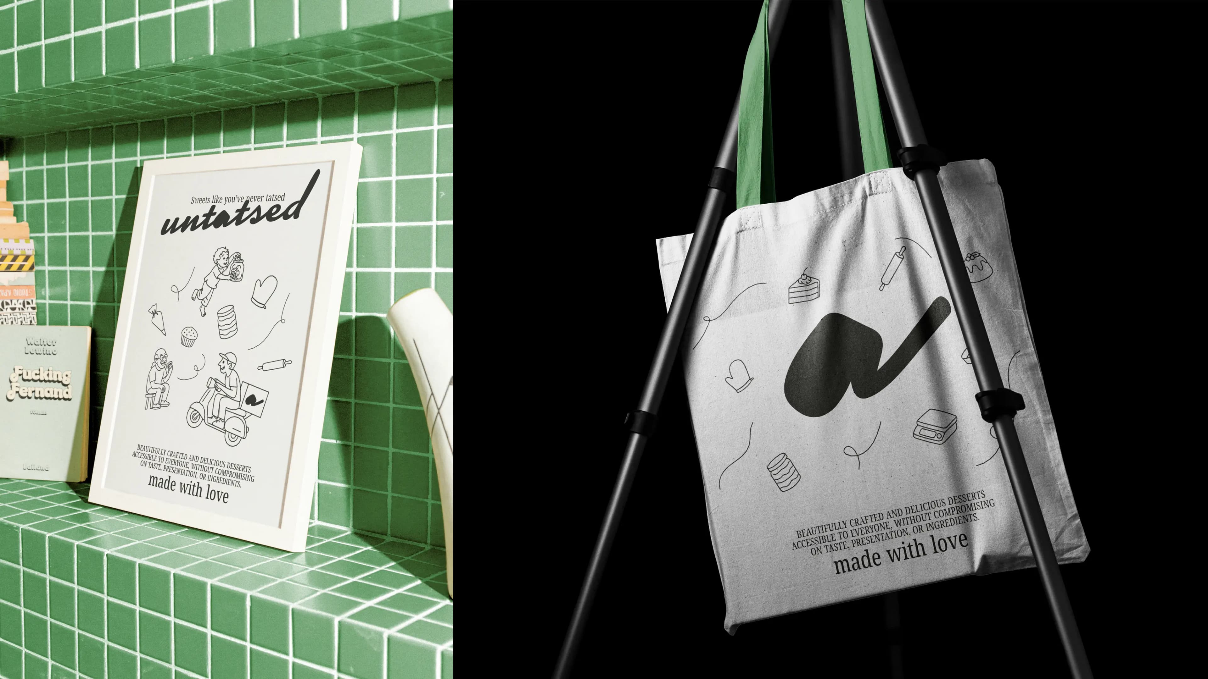 untatsed totebag design